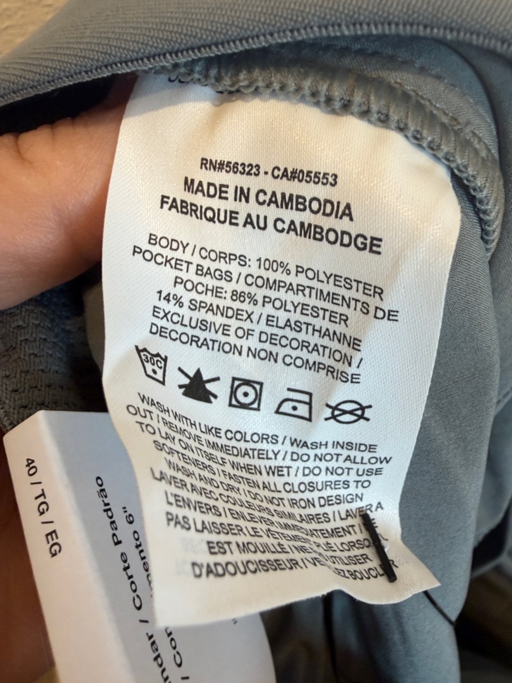 Nike 24.7 Perfect Stretch Dri-FIT 6’ men’s shorts size 40 Golf - Picture 6 of 6